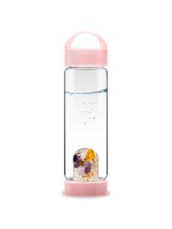 ViA | PRANA ROSE Amethyst - Versteinertes Holz - Chalcedon - Bernstein - Bergkristall