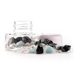 ... Schungit, Aquamarin und Berg...